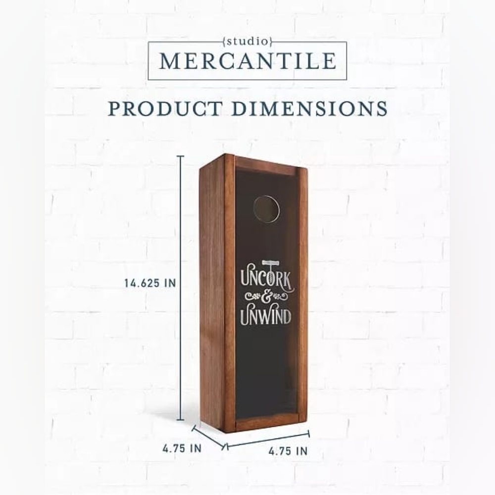 Wine bottle or cork storage box